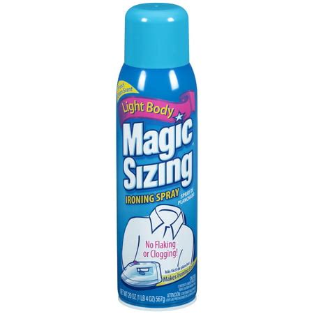 Get Rid of Stubborn Wrinkles with Magic Sizing Light Body Ironing Spray